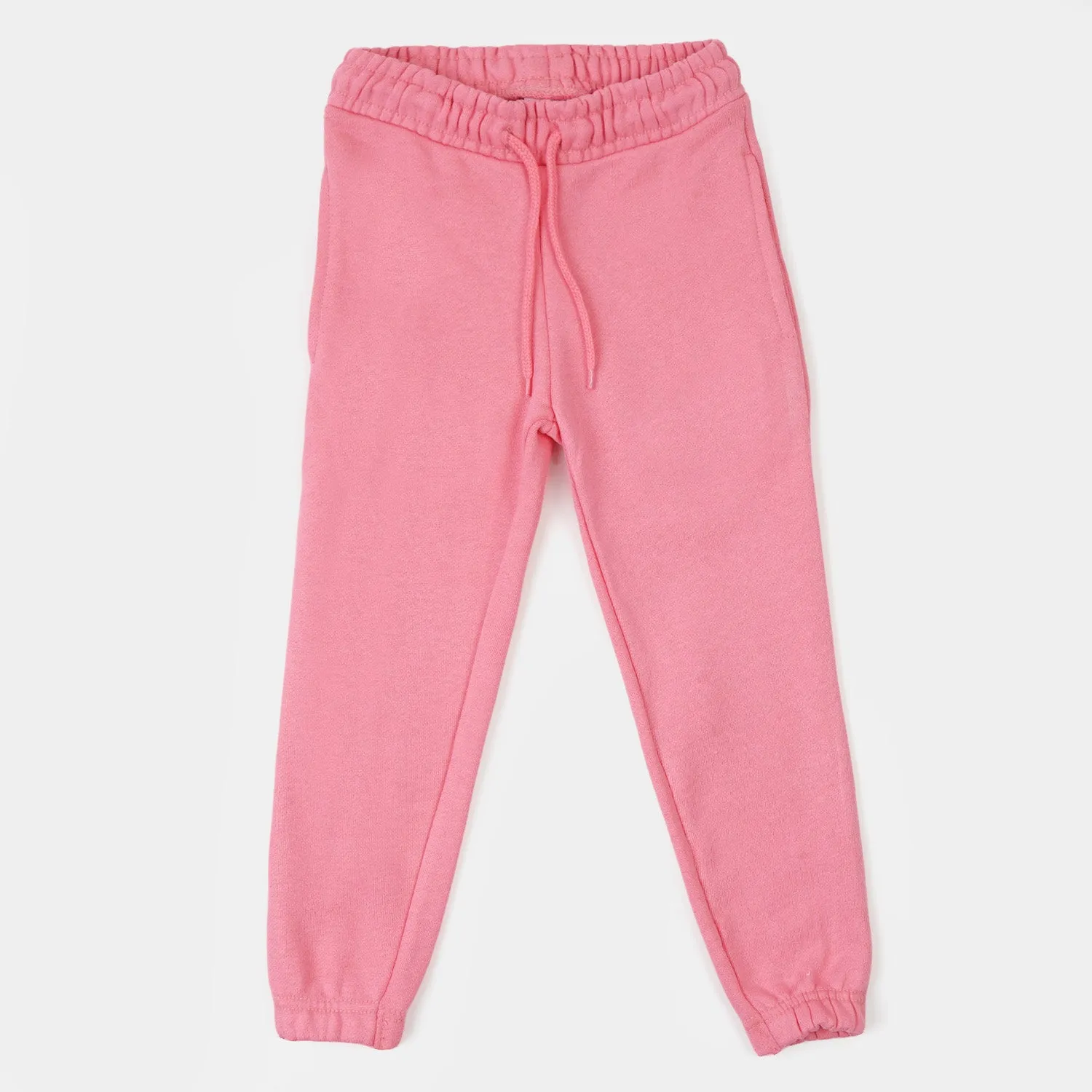 Boys Terry And Fleece Pajama Basic - Pink